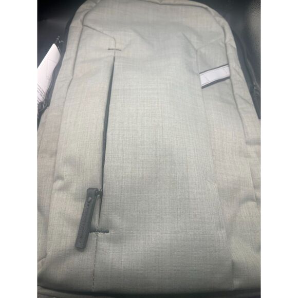 Sharper Image Gray Backpack Laptop Bag w/ Battery Waterproof Protector